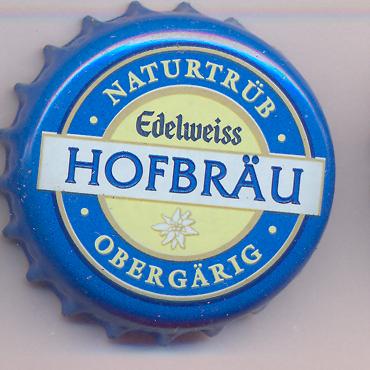 Beer cap Nr.13914: Edelweiss Hofbräu produced by Hofbräu Kaltenhausen/Kaltenhausen