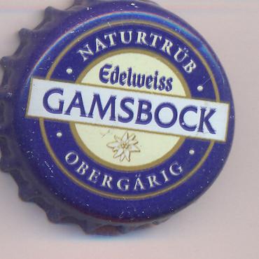 Beer cap Nr.13915: Edelweiss Gamsbock produced by Hofbräu Kaltenhausen/Kaltenhausen