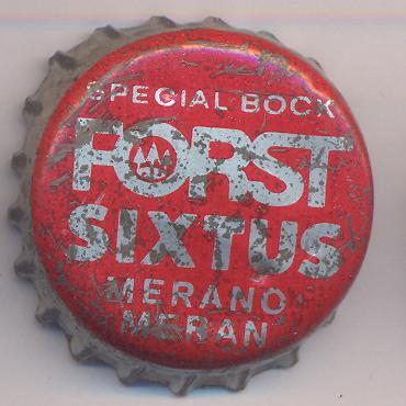 Beer cap Nr.13932: Forst Sixtus Special Bock produced by Brauerei Forst/Meran