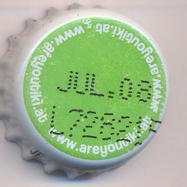 Beer cap Nr.13981: tiki green produced by Brauerei Eggenberg/Vorchdorf