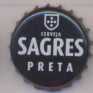 Beer cap Nr.14140: Sagres Preta produced by Central De Cervejas S.A./Vialonga