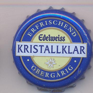 Beer cap Nr.14214: Edelweiss Kristallklar produced by Hofbräu Kaltenhausen/Kaltenhausen