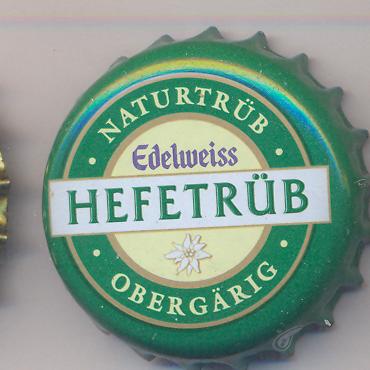 Beer cap Nr.14219: Edelweiss Hefetrüb produced by Hofbräu Kaltenhausen/Kaltenhausen