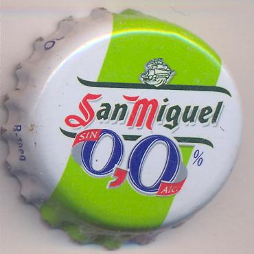 Beer cap Nr.14265: San Miguel 0,0% Manzana produced by San Miguel/Barcelona