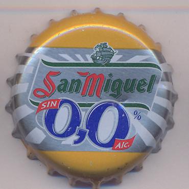 Beer cap Nr.14269: San Miguel 0,0% produced by San Miguel/Barcelona