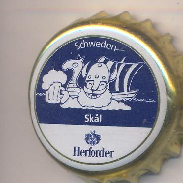 Beer cap Nr.14308: Herforder produced by Brauerei Felsenkeller/Herford