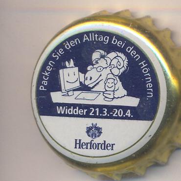 Beer cap Nr.14332: Herforder produced by Brauerei Felsenkeller/Herford