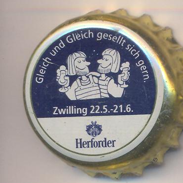 Beer cap Nr.14338: Herforder produced by Brauerei Felsenkeller/Herford