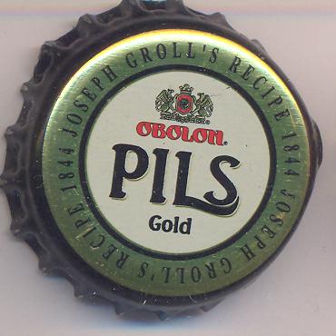 Beer cap Nr.14414: Obolon Pils Gold produced by Obolon Brewery/Kiev