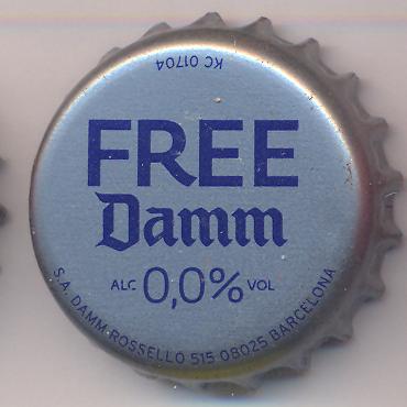 Beer cap Nr.14644: Damm Free produced by Cervezas Damm/Barcelona