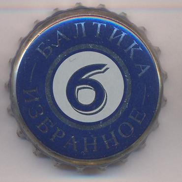 Beer cap Nr.14890: Baltika Nr.6 - Porter produced by Baltika/St. Petersburg