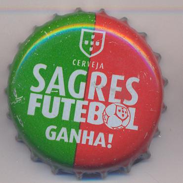 Beer cap Nr.14932: Sagres produced by Central De Cervejas S.A./Vialonga