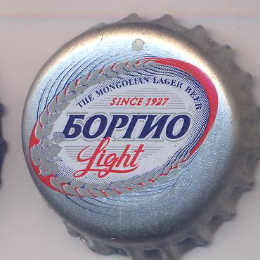 Beer cap Nr.15075: Borgio Pivo Light produced by Arkhi Pivo Undaany Uildver/Ulaanbaatar