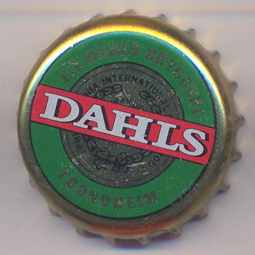 Beer cap Nr.15080: Dahls produced by E.C.Dahls Bryggeri A/S/Trondheim