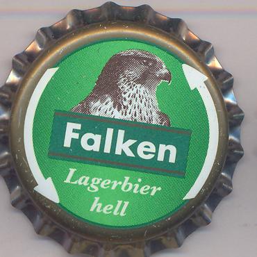 Beer cap Nr.15081: Falken Lagerbier Hell produced by Brauerei Falken AG/Schaffhausen