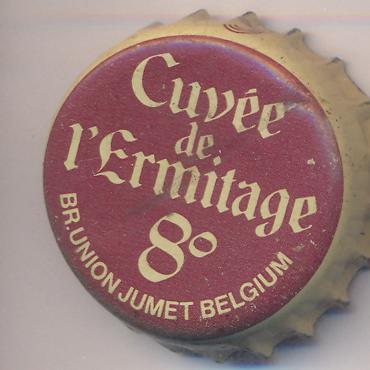 Beer cap Nr.15114: Cuvee de l'Ermitage 8 produced by Brasserie de l'Union/Jumet