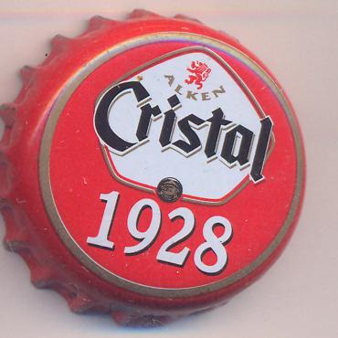 Beer cap Nr.15155: Cristal produced by Alken-Maes/Alken Waarloos