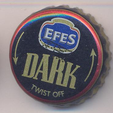 Beer cap Nr.15520: Efes Dark produced by Ege Biracilik ve Malt Sanayi/Izmir