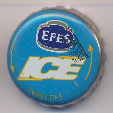 Beer cap Nr.15521: Efes Ice produced by Ege Biracilik ve Malt Sanayi/Izmir