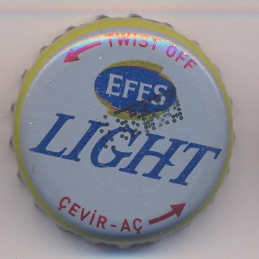 Beer cap Nr.15522: Efes Light produced by Ege Biracilik ve Malt Sanayi/Izmir