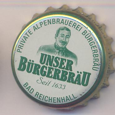 Beer cap Nr.15528: Bürgerbräu produced by Bürgerbräu Bad Reichenhall/Bad Reichenhall