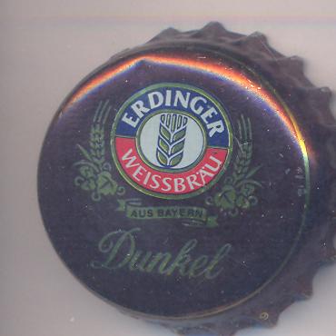 Beer cap Nr.15545: Erdinger Dunkel produced by Erdinger Weissbräu/Erding