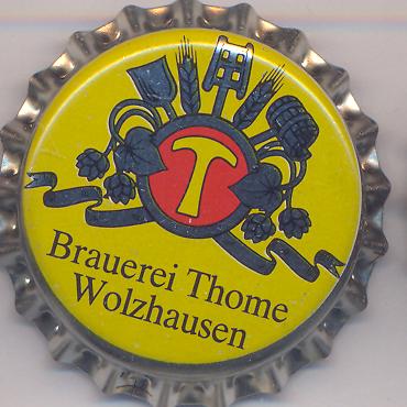 Beer cap Nr.15847:   produced by Brauerei Thome/Wolzhausen