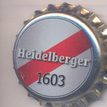 Beer cap Nr.15898: Heidelberger 1603 produced by Heidelberger Brauerei/Heidelberg