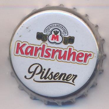 Beer cap Nr.15906: Karlsruher Pilsener produced by Brauhaus Grünwinkel/Karlsruhe