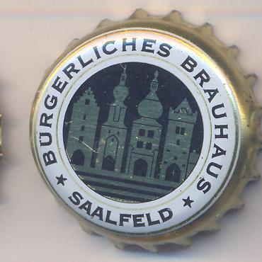 Beer cap Nr.15917: Saalfelder Pilsner produced by Bürgerliches Brauhaus Saalfeld/Saalfeld