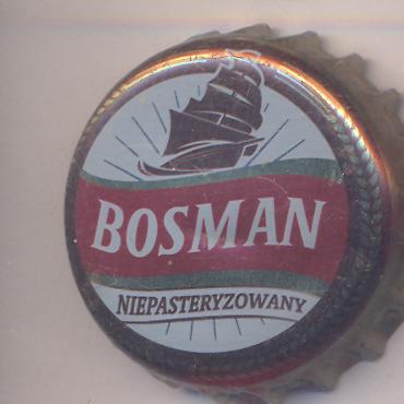 Beer cap Nr.15940: Bosman Niepasteryzowany produced by Browar Szczecin/Szczecin