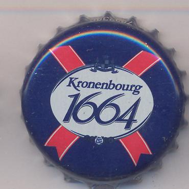 Beer cap Nr.16002: 1664 de Kronenbourg produced by Kronenbourg/Strasbourg