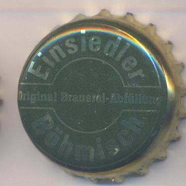 Beer cap Nr.16007: Echt Einsiedler Böhmisch produced by Einsiedler Brauhuas GmbH Privatbrauerei/Einsiedel