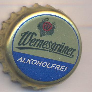 Beer cap Nr.16017: Wernesgrüner Alkoholfrei produced by Wernesgrüner Brauerei AG/Wernesgrün