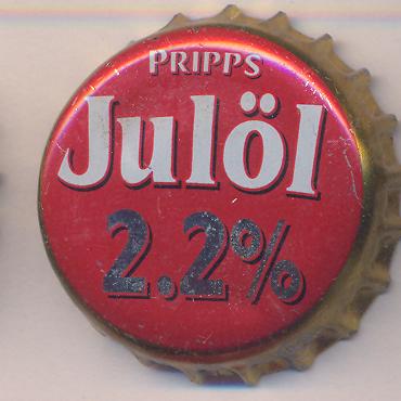 Beer cap Nr.16311: Julöl 2,2% produced by AB Pripps Bryggerier/Göteborg