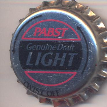 Beer cap Nr.16328: Pabst Genuine Draft Light produced by Pabst Brewing Co/Pabst