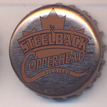 Beer cap Nr.16329: Steelback Copperhead Pilsner produced by Steelback Brewery/Tiverton