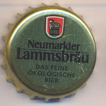 Beer cap Nr.16350: Lammsgold Das feine ökologische Bier produced by Neumarkter Lammsbräu Gebr. Ehrnsperger/Neumarkt