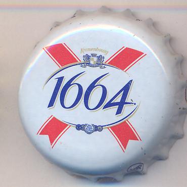 Beer cap Nr.16388: 1664 de Kronenbourg produced by Kronenbourg/Strasbourg