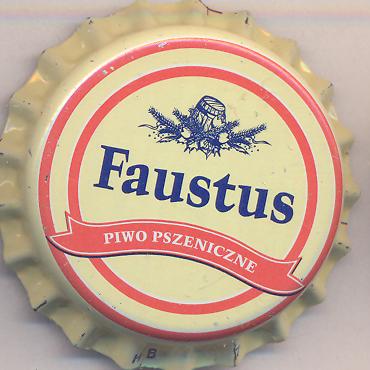 Beer cap Nr.16556: Faustus Piwo Pszeniczne produced by Bürgerliches Brauhaus Ingolstadt/Ingolstadt