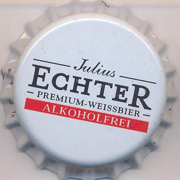 Beer cap Nr.16645: Julius Echter Premium Weissbier Alkoholfrei produced by Würzburger Hofbräu/Würzburg