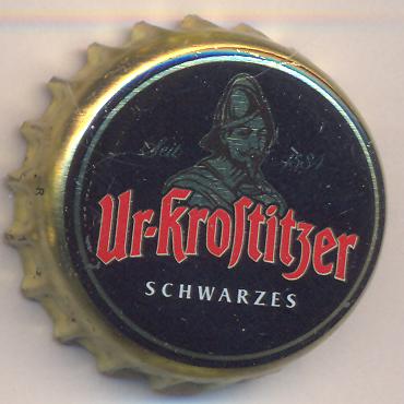 Beer cap Nr.16725: Ur-Krostitzer Schwarzbier produced by Krostitzer Brauerei GmbH/Krostitz