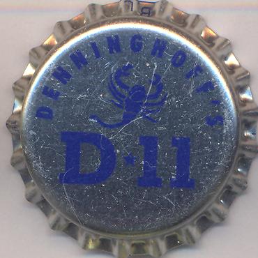 Beer cap Nr.16734: Denninghoff's D 11 produced by Giessener Brauhaus und Spiritusfab A&W Denninghoff/Giessen