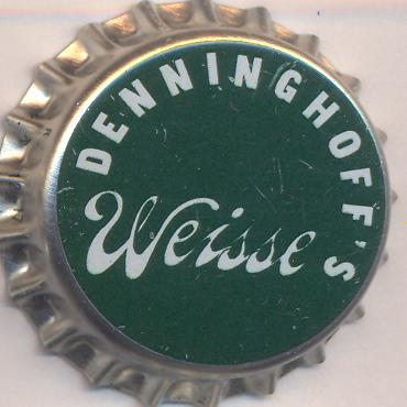 Beer cap Nr.16737: Denninghoff's Weisse produced by Giessener Brauhaus und Spiritusfab A&W Denninghoff/Giessen