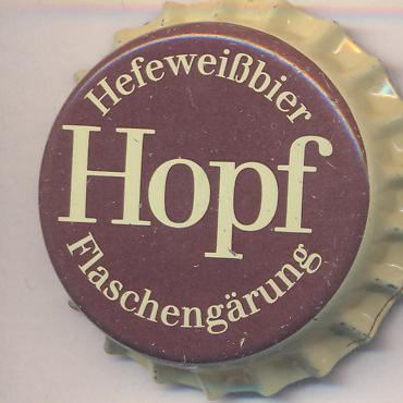 Beer cap Nr.16738: Hefeweißbier produced by Weissbier Brauerei Hopf Hans KG/Miesbach