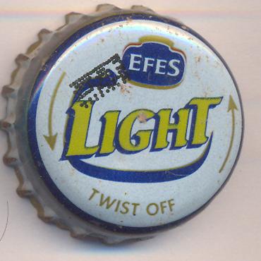 Beer cap Nr.16869: Efes Light produced by Ege Biracilik ve Malt Sanayi/Izmir