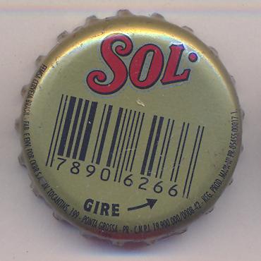 Beer cap Nr.16960: Sol produced by FEMSA Cerveja Brasil/Araquara