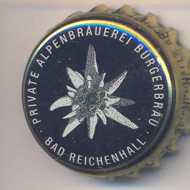 Beer cap Nr.16969: Unser Bürgebräu Alpenstoff produced by Bürgerbräu Bad Reichenhall/Bad Reichenhall