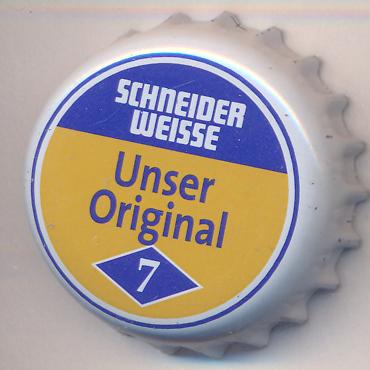 Beer cap Nr.17144: Schneider Weisse Unser Original produced by G. Schneider & Sohn/Kelheim