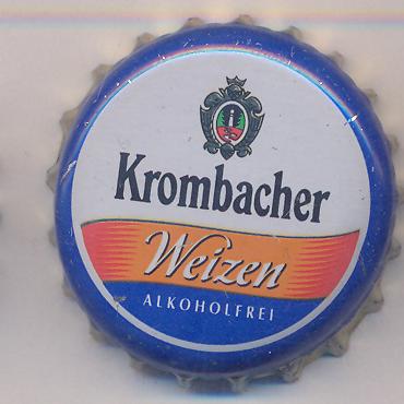 Beer cap Nr.17172: Krombacher Weizen Alkoholfrei produced by Krombacher Brauerei Bernard Schaedeberg GmbH & Co/Kreuztal